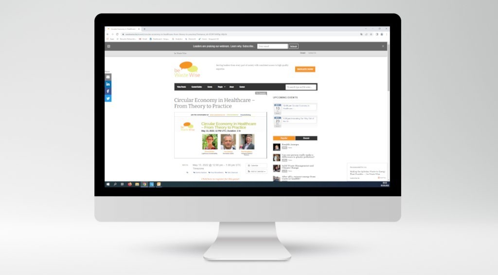 Blog post image header