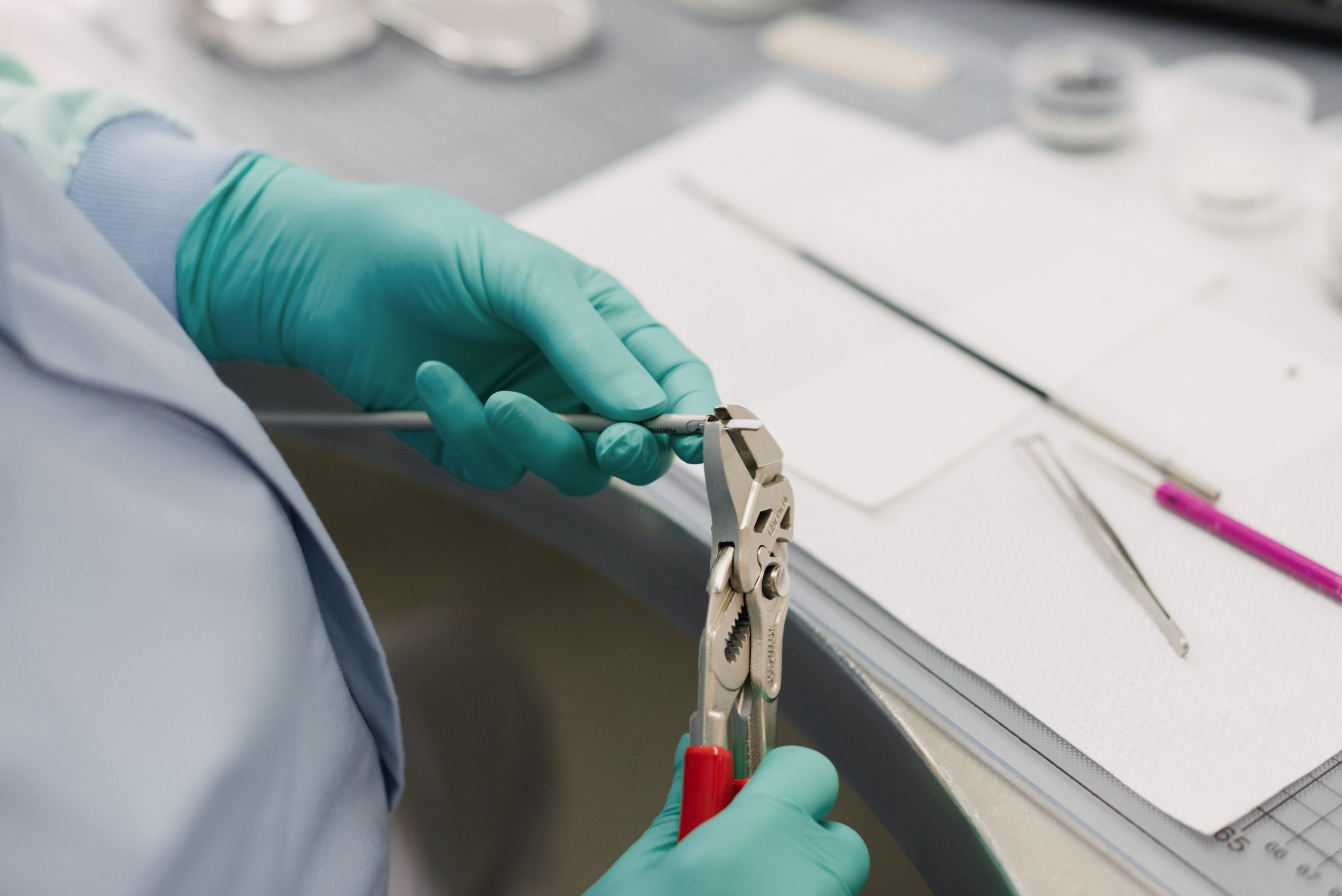 Vanguard-Chirurgie Elektrischer und mechanischer Klingentest