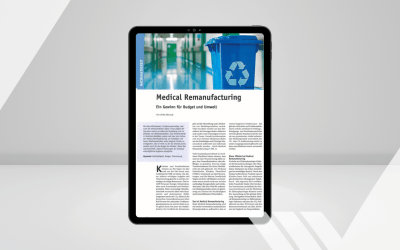 KU Gesundheitsmanagement berichtet: Kliniken in NRW zeigen Potenzial von Medical Remanufacturing